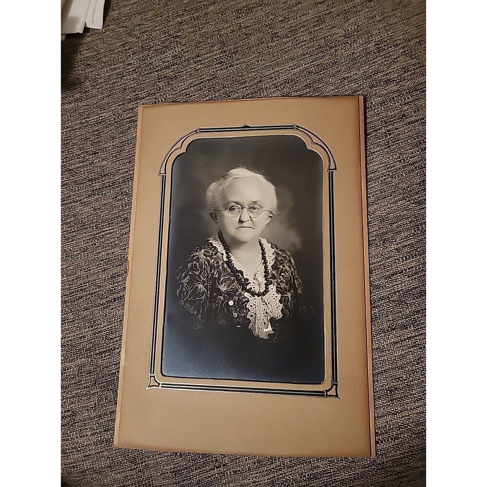 Senior Lady Grandma Tinted Photograph Picture Vintage Sweet Glasses Movie Prop